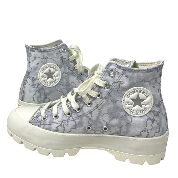 Converse Chuck Taylor All Star Lugged High Top Platform Gray Women  Size A02032C - Picture 3 of 9